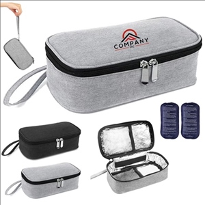 Portable Insulin Cooling Bag Lightweight Medical Refrigerator for Travel Polyester Storage Ice Bag